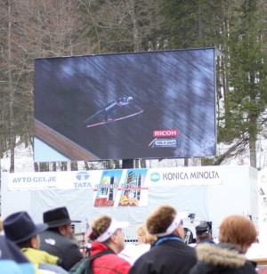 Screen Visions bei Skiflug-Elite in Planica 