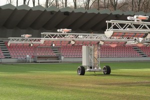 Osram unterstützt neuartige Rasenbeleuchtung für Fußballplätze