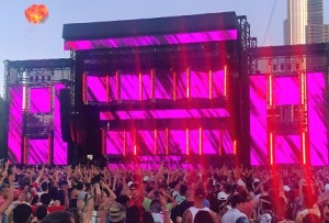 Chris Lisle accents angles at Lollapalooza with Chauvet