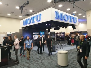 Calibre equips Motu stand at NAMM show