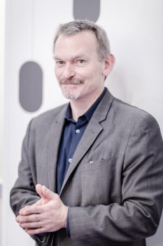 John Underkoffler hält Vortrag auf der Hub.Berlin