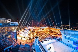 Stageco baut Bühnen bei Ski-WM 