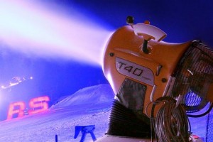 Laserworld inszeniert Show bei der Audi Ice & Snow Experience