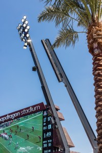 San Diego State University’s new Snapdragon Stadium equipped with EAW AC6 loudspeakers