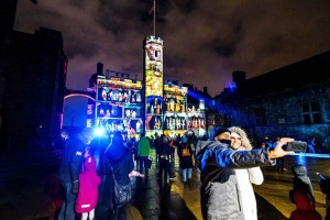 Ayrton Perseo supports Castle of Light in Edinburgh