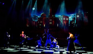 Digitale Projektionen im Rampenlicht deutscher Musicals