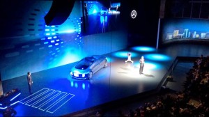 Lobo-Laser-Display im Mercedes-CES-Showcar