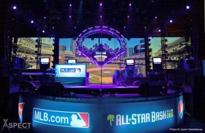 MLB All-Star Bash with Elation Platinum series movers and effects
