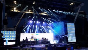 Elation gear used for Haitian Compas Festival