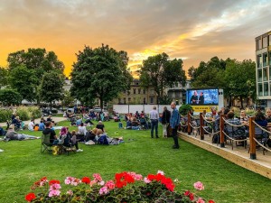 Production AV’s LED screens take centre stage at Cheltenham Big Screen Festival