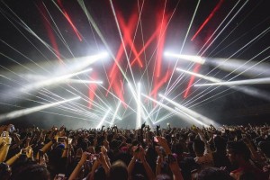 SJ Lighting uses Elation fixtures for Crush concert designs