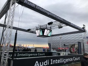 Audi Intelligence Court mit LEDium XR-3 MK2 auf Tour