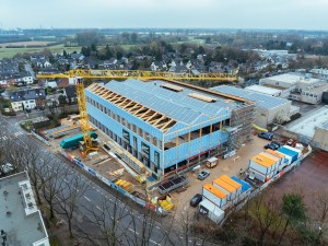 Von Nüssli realisierte Achtfach-Turnhalle in Monheim feiert Richtfest