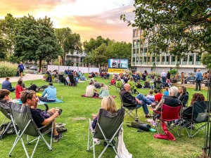 Production AV’s LED screens take centre stage at Cheltenham Big Screen Festival