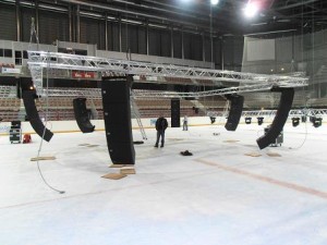 Electro-Voice-Beschallungsanlagen im Sportpark Marseille