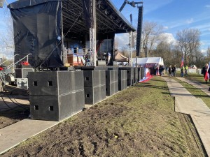 Coda audio systems supplied for protest day in The Hague