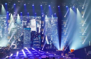 David Hasselhoff tours Germany and Austria with Elation lighting