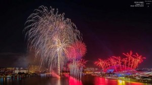 Flash Art inszeniert Feuerwerk bei den SEA Games