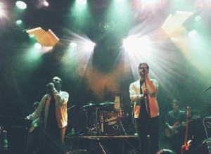 Capital Cities plays beneath Elation LED rig at Bowery Ballroom