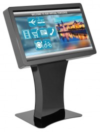 Digital-Signage-Kiosk im Sanduhr-Design von Peerless-AV erhältlich