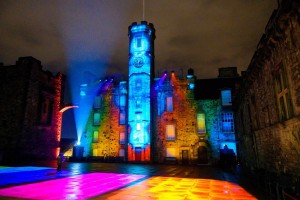 Ayrton Perseo supports Castle of Light in Edinburgh