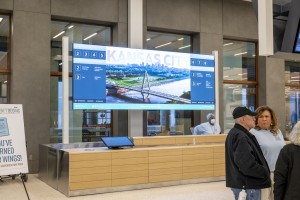 Green Hippo Media Servers drive LED walls at Kansas City International Airport