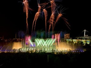 Lunatx liefert Spezialeffekte zu Wassershows in der Autostadt  