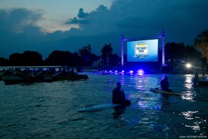 Medientechnik von Gahrens + Battermann für Tretbootkino