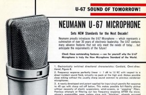 Neumann U 67 in TECnology Hall of Fame aufgenommen