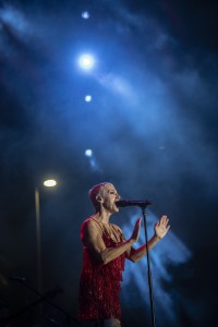 Ana Torroja lit with over sixty Chauvet fixtures