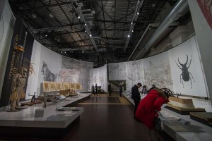 Leonardo da Vinci exhibition lit by Robe ParFect luminaries