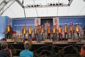 Gemco betreut A-cappella-Band beim Neckarblühen  