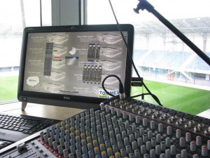 Dynacord im Fußballstadion Gliwice/Polen 