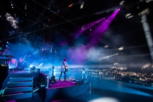 Sebastián Yatra shows lit with large Elation rig