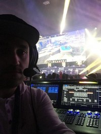 Zach Scott uses ChamSys console for Hi-Rez Expo at the Atlanta DreamHack