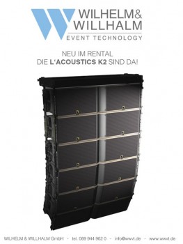 Wilhelm & Willhalm investiert in L’Acoustics-Equipment