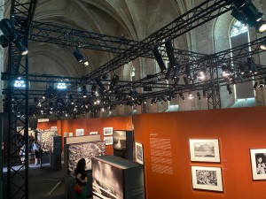 Amazônia Exhibition at Palais des Papes illuminated with Chauvet