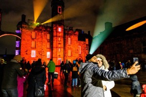 Ayrton Perseo supports Castle of Light in Edinburgh