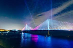 Robe BMFLs supplied for Queensferry Crossing opening event