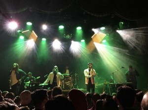 Capital Cities plays beneath Elation LED rig at Bowery Ballroom