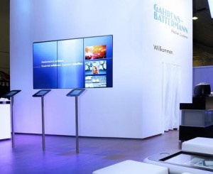 Neu im Mietpark von Gahrens + Battermann: Steglos 60 Zoll LCD Displays