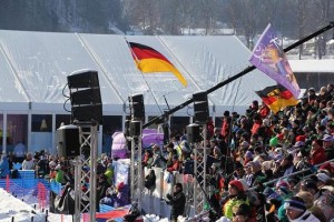 Ski-Weltcup in Garmisch-Partenkirchen mit Electro-Voice