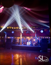 Chauvet fixtures installed at Piece Hall Spiegeltent