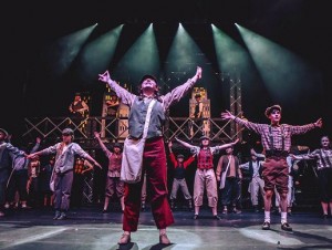 Erik Morra uses Chauvet fixtures for \'Newsies\'