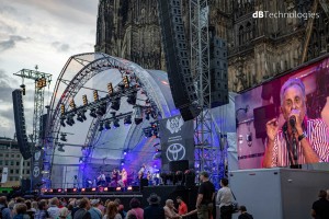 dBTechnologies beschallt Jubiläumskonzerte der Bläck Fööss vor dem Kölner Dom