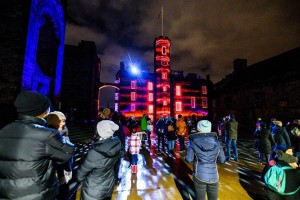 Ayrton Perseo supports Castle of Light in Edinburgh